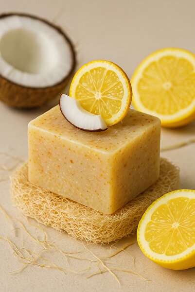 Günebakan Coconut & Lemon Herbal Soap