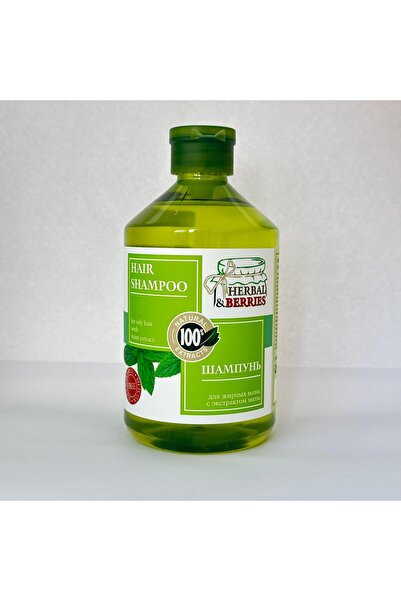 Herbal & Berries Hair shampoo for oily hair with mint extract