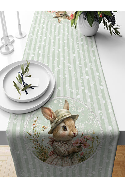 Bertille Home Seria de primăvară 140x40 cm Runner imprimat digital (Paște de ...