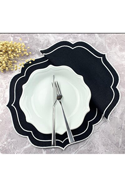 Diva Home 6-Person Supla Duck Water-Repellent Fabric Placemat Set