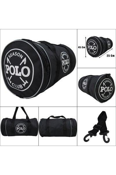 Bag Trend BT Unisex Cylinder Sports Travel and Fitness Bag with 2 Compartments