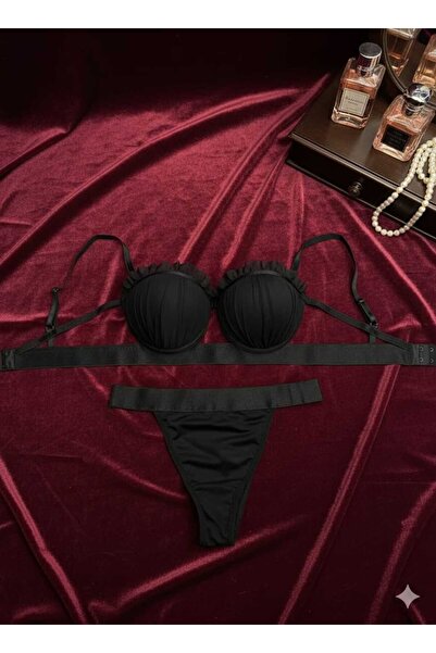 WOMEN'S WORLD FANTASY New Season Oyster Bra Set with Support and Padded Cups