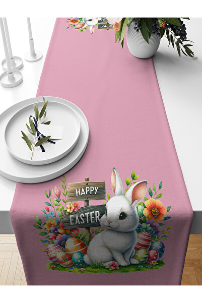 Bertille Home Seria de primăvară 140x40 cm Runner imprimat digital (Paște de ...