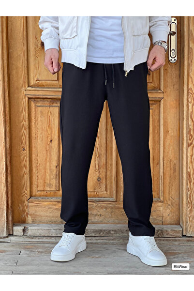 ElitWear Yeni Sezon Erkek Jogger Beli Lastikli ve Bağcıklı Rahat Kalıp Pantolon
