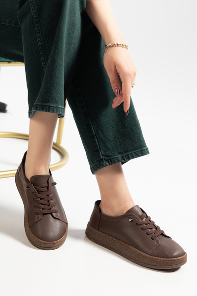 TOGET Lauren Comfort Sole Lace-Up Women's Daily Sneaker Shoes