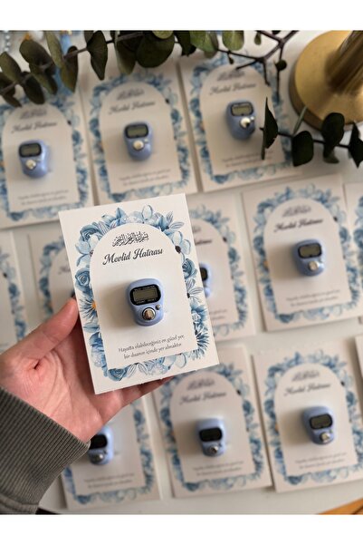 Mapel 15 adet süslemeli Zikirmatik kart , mevlüt, hac, umre, mevlid, ramazan,...