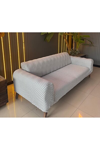 SENNORA Jacquard 3 Seater Sofa Cover |   Elastic Seat Cover | Sofa Bed Cover ...