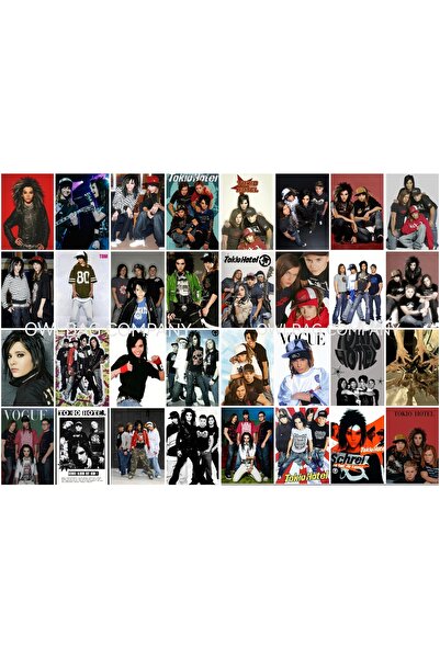 OWLBAG COMPANY Owl Bag Tokio Hotel Collectible Patterned Design 32-Piece Phot...