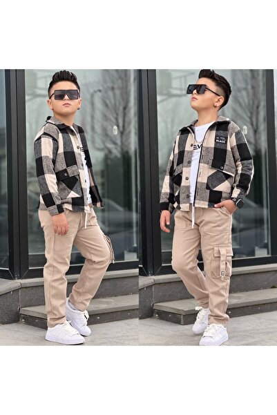 Bisahane Boy's Shirt and Pants Set