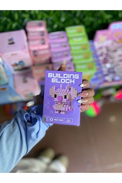 Mevsimsiz Çiçek angel stitch figürlü sevimli lego