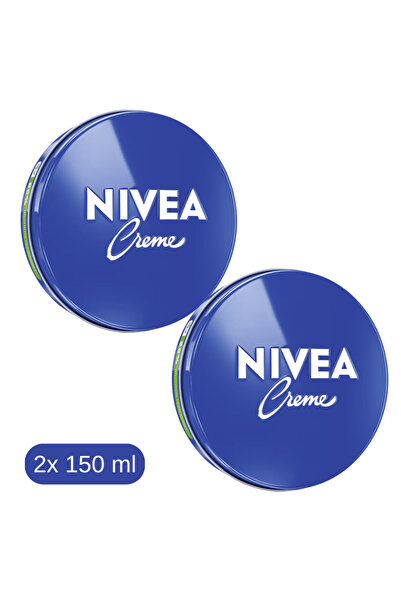 NIVEA Set 2x Classic Face, Hand & Body Moisturising Cream, 150 ml