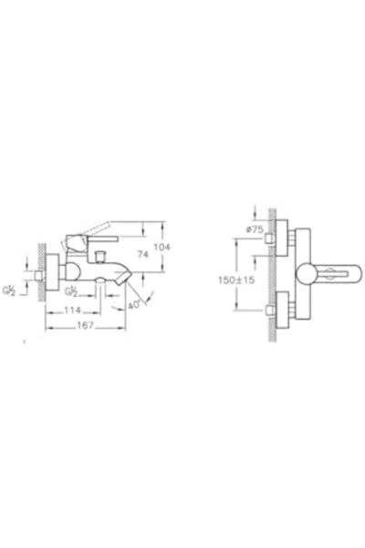 Nacario Nrcrioshop Minimax S A41994 Bathroom Faucet Chrome 1201248