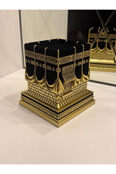 İnci line souvenırs Ağır Premium Kabe Tasarımlı Biblo – Modern İslami Ev Dekoru