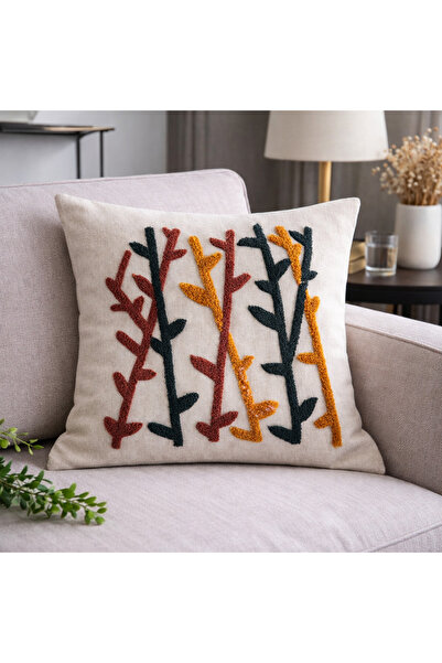 Bikaya Home 2-Piece Punch Embroidered Decorative Pillowcase |   Modern & Bohe...