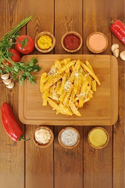 Nacario Nrcrioshop Life 6 Pieces Bamboo Mini Turkish Delight Bowl, Snack Bowl...