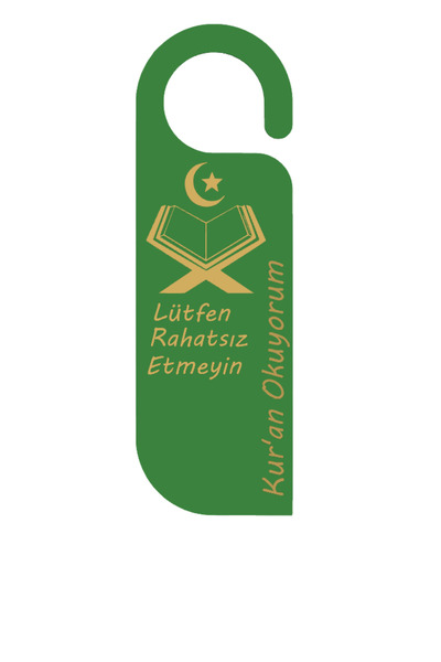 Çocuk Kapı Askısı - Ramazan Sahur Namaz Kuran kapıya asılan notlar