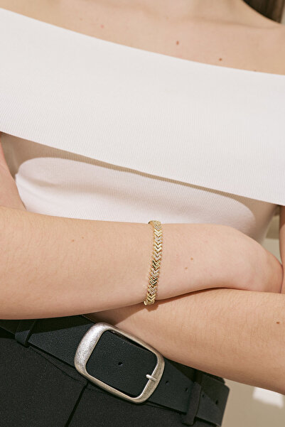 Manuka Luxe Stone Bracelet Gold