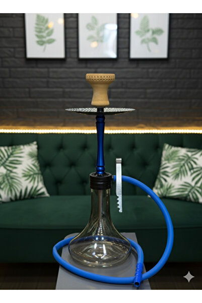 DR KARAM HOOKAH Alüminyum Mavi Nargile Takımı