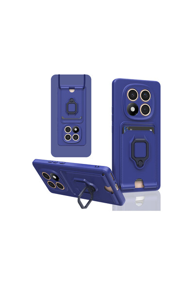 cepmoda حافظة هاتف ريدمي "NOTE 14 PRO PLUS" مع حلقة وحزام واقٍ للكاميرا مكون ...