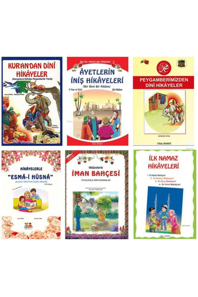 Uysal Yayınevi Çocuklar İçin Dini Hikayeler Seti (6 Kitap) / Asım Uysal / / 9...