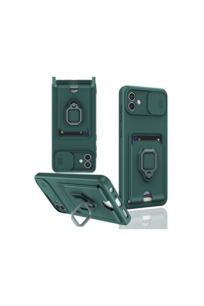 cepmoda حافظة سامسونج جالاكسي "A06" مع حلقة وحزام للكتف وغطاء حماية للكاميرا ...