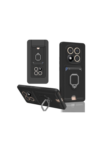 cepmoda Redmi "Note 14 Pro Plus" Phone Case with Ring and Ip Strap, Card Hold...