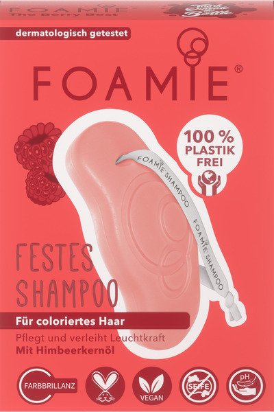 OEM Foamie, The Berry Best, Hair Shampoo Bar, For Colour Protection, 80 g