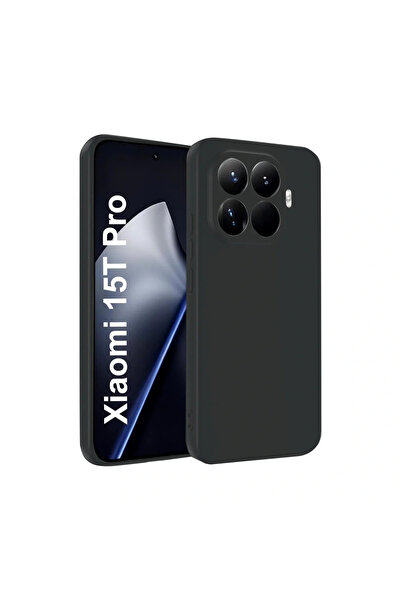 xirshop غطاء سيليكون أولي لهاتف Mi 15t Pro - أسود