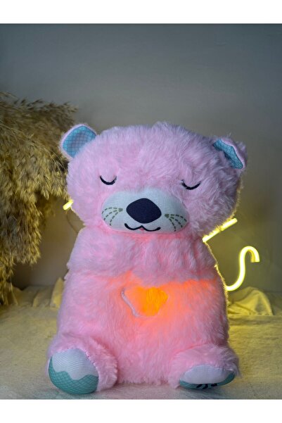 TELEFONAKSESUARI Uyku Arkadaşı Su Samuru 25cm Müzikli Nefes Alıp Veren Göğüs ...