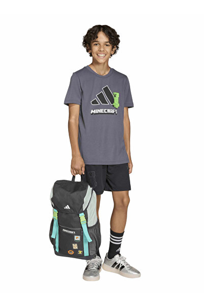 adidas Baskılı Antrasit Erkek Çocuk T-Shirt KD6874 J MC TR TEE