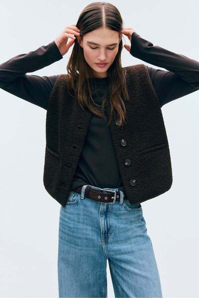 H&M Teddy gilet