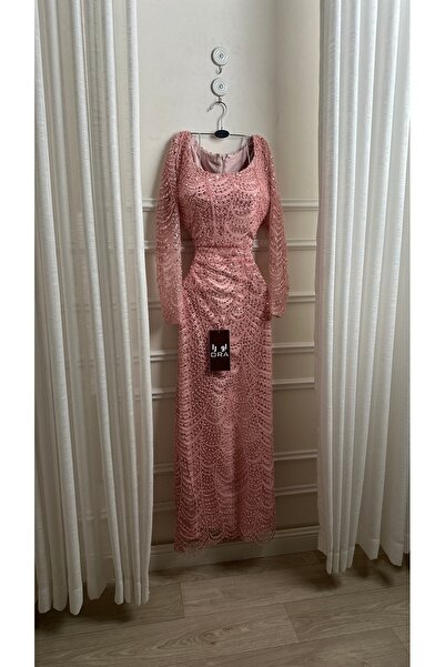 Ora pink evening dress