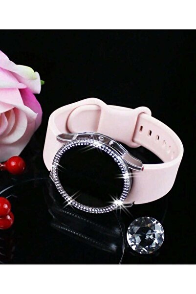 SAAFİ Set Carcasă + Curea Samsung Galaxy Watch 6 40mm – Negru Elegant cu Piet...