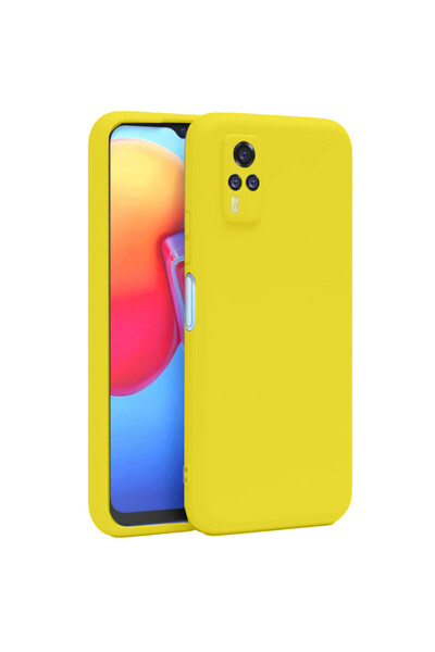 cepmoda Vi̇vo "Y53S" Soft Touch Velvet Lined Launch Case/Cover [Yellow]