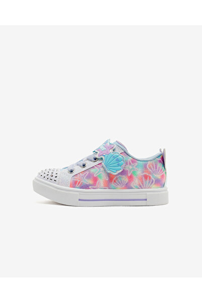 SKECHERS TWINKLE SPARKS - UNDERWATER MAGIC Küçük Kız Çocuk Beyaz Işıklı Spor ...