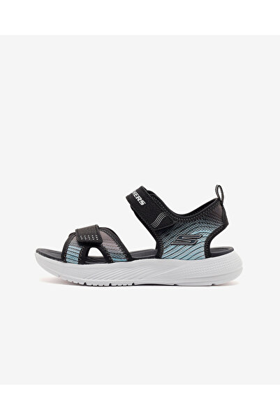 SKECHERS MICROSPEC-SPLASH Büyük Erkek Çocuk Siyah Sandalet 407034L BKSL