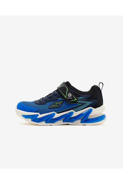 SKECHERS LIGHT-SURGE Büyük Erkek Çocuk Siyah Işıklı Spor Ayakkabı 400200L BBLM