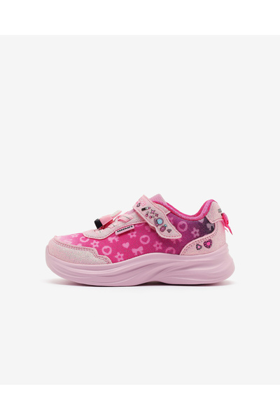 SKECHERS POWER JAMS 2.0 Küçük Kız Çocuk Pembe Spor Ayakkabı 302199N PKMT