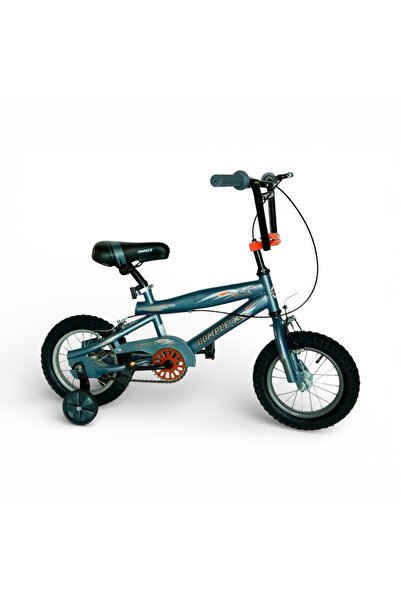 COMPLEX A 14-inch children's sports bicycle with a distinctive professional d...