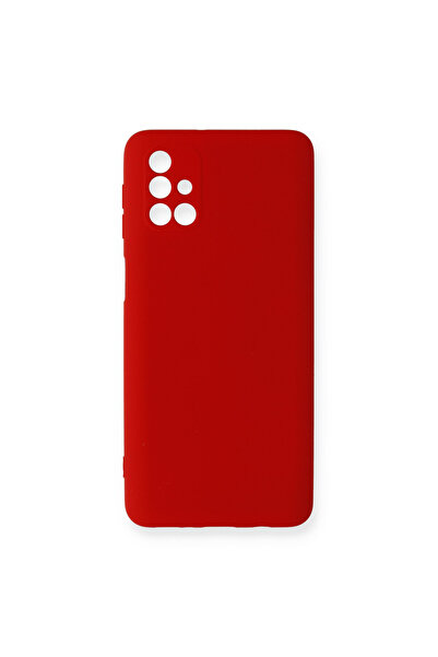 cepmoda Samsung Galaxy "M31S" Soft Touch Velvet Lined Launch Case/Cover [Red]