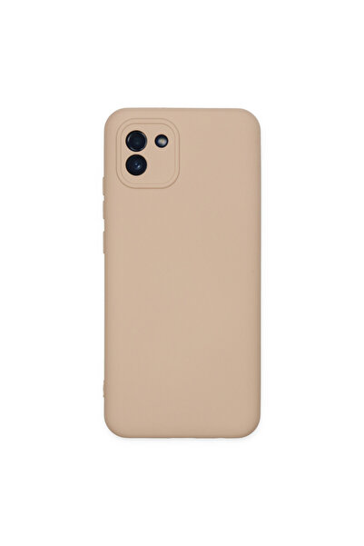 cepmoda Samsung Galaxy "A03" Soft Touch Velvet Lined Launch Case/Cover [Powder]