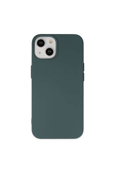 cepmoda iPhone "14" Soft Touch Velvet Lined Launch Case/Cover [Dark Green]