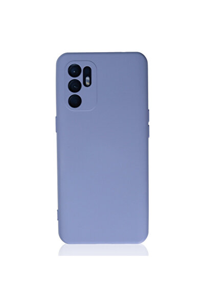 cepmoda غطاء/حافظة OPPO "RENO 6" ناعمة الملمس مبطنة بالقطيفة من الداخل [LILA]