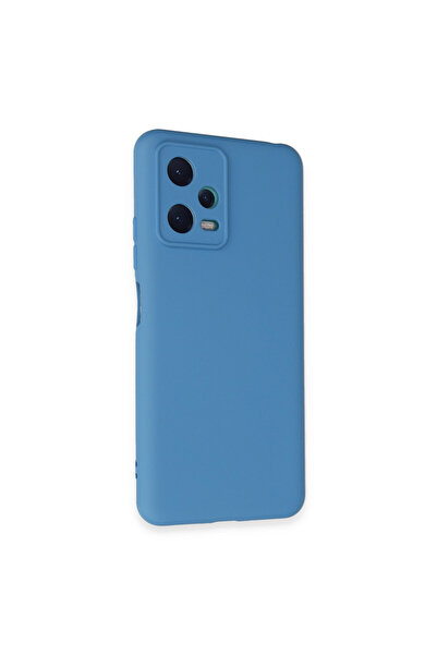 cepmoda Redmi "Note 12 (5g)" Soft Touch Velvet Lined Launch Case/Cover [Blue]