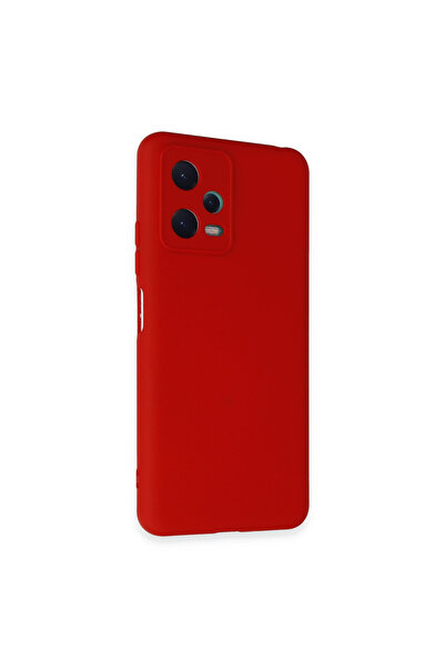 cepmoda Redmi "Note 12 (5g)" Soft Touch Velvet Lined Launch Case/Cover [Red]