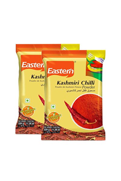 eastern عبوة اقتصادية من مسحوق الفلفل الكشميري، عبوتان × 320 غرام، لون غني، ح...