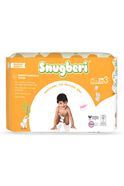 Snugberi Diaper Size 3 Medium 6-9 kg 28's