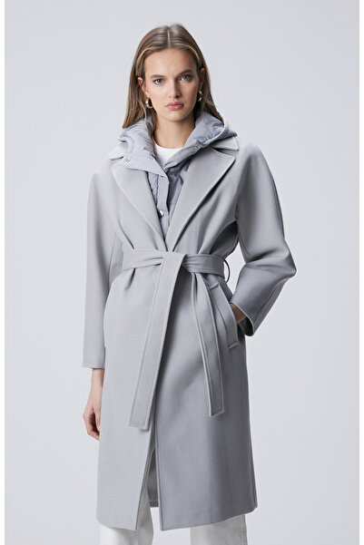 Network Gri İçi Çıkarılabilir Mostralı Manto