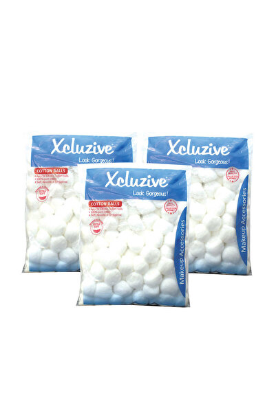 XCLUZİVE Cotton Balls 100'S x 3 Value Pack