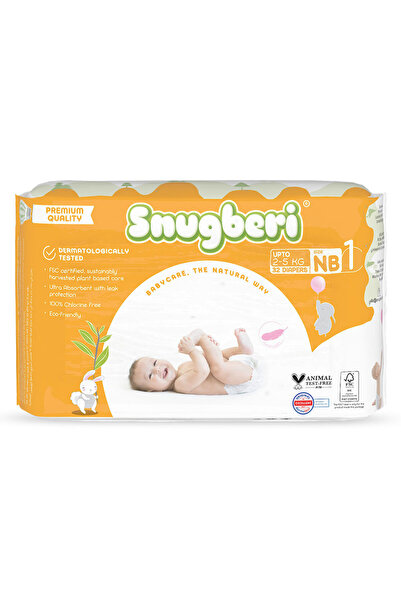 Snugberi Diaper Size 1 New Born 2-5Kg 32's